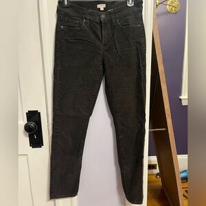J. Crew Charcoal Corduroy Pants